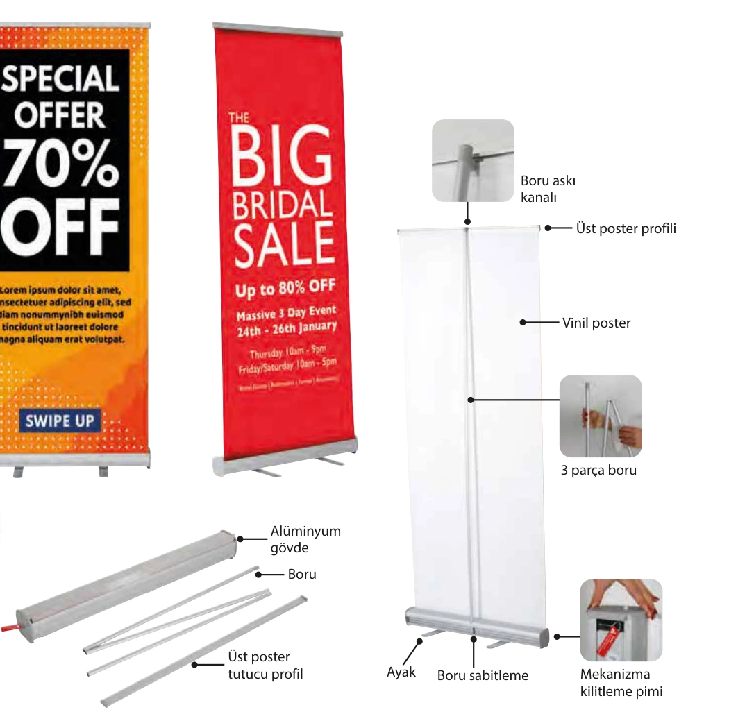 Eco Roll Panel Roll Up ürün detayları