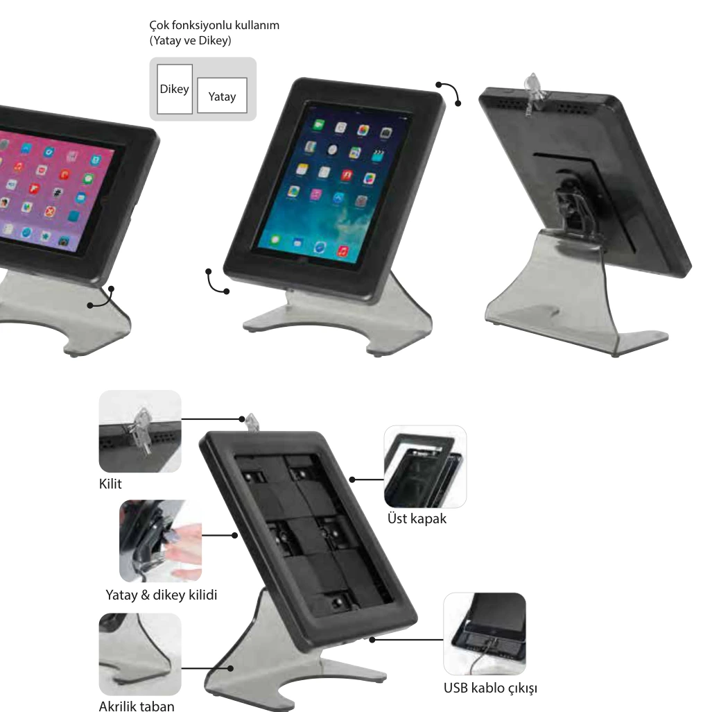 Universal Desktop Tablet Stant ürün detayları