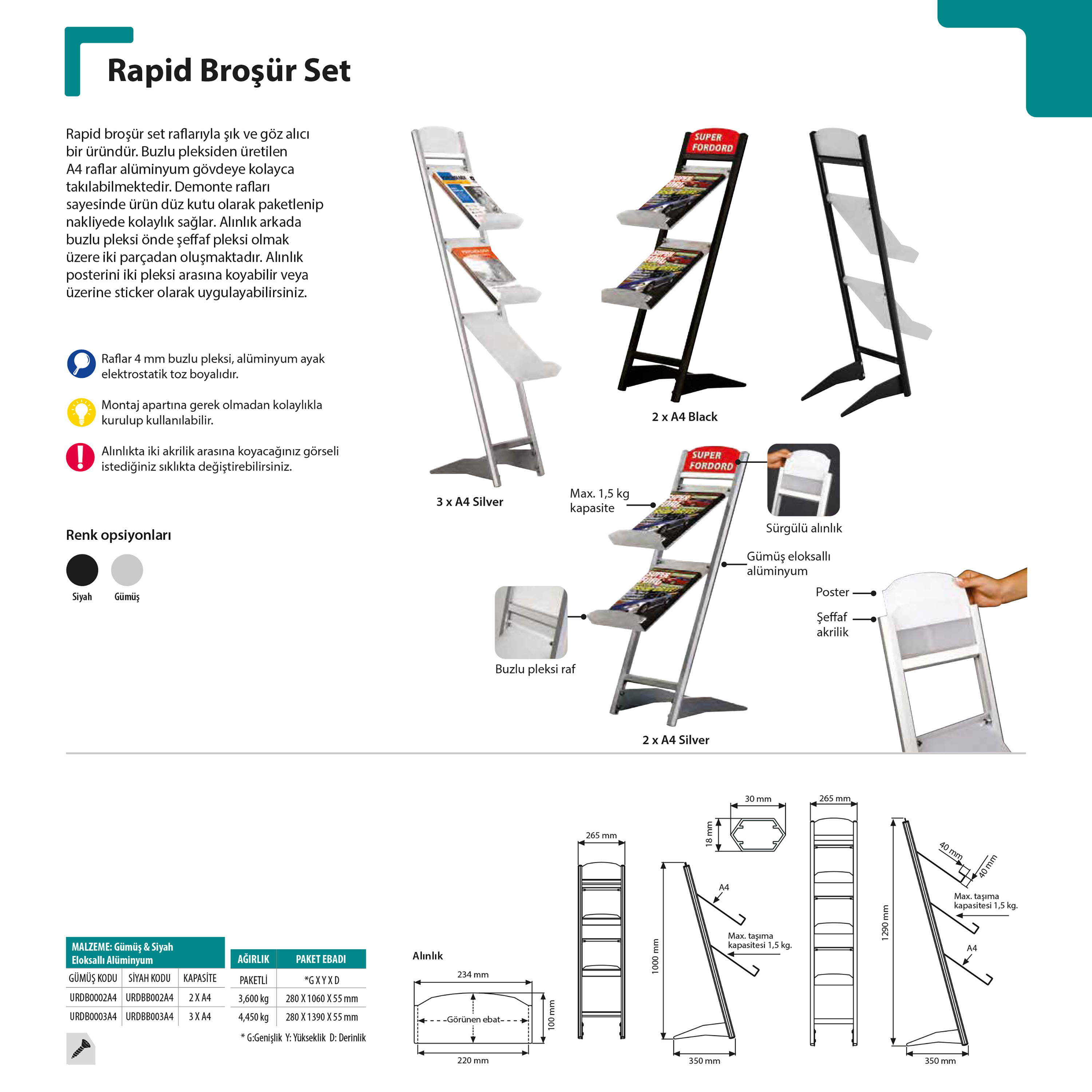 Rapid Broşür Set