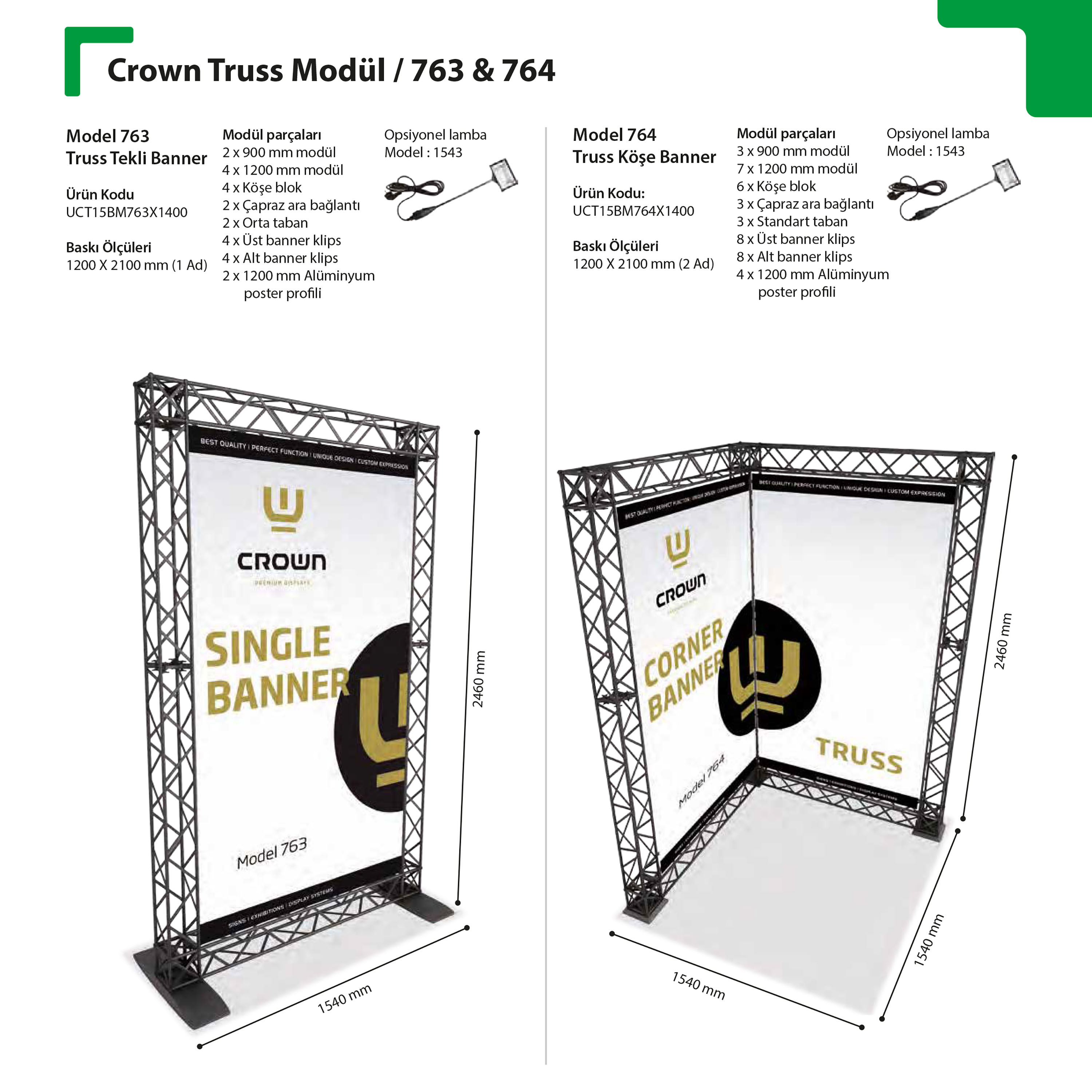 Crown Truss Modül 763 764