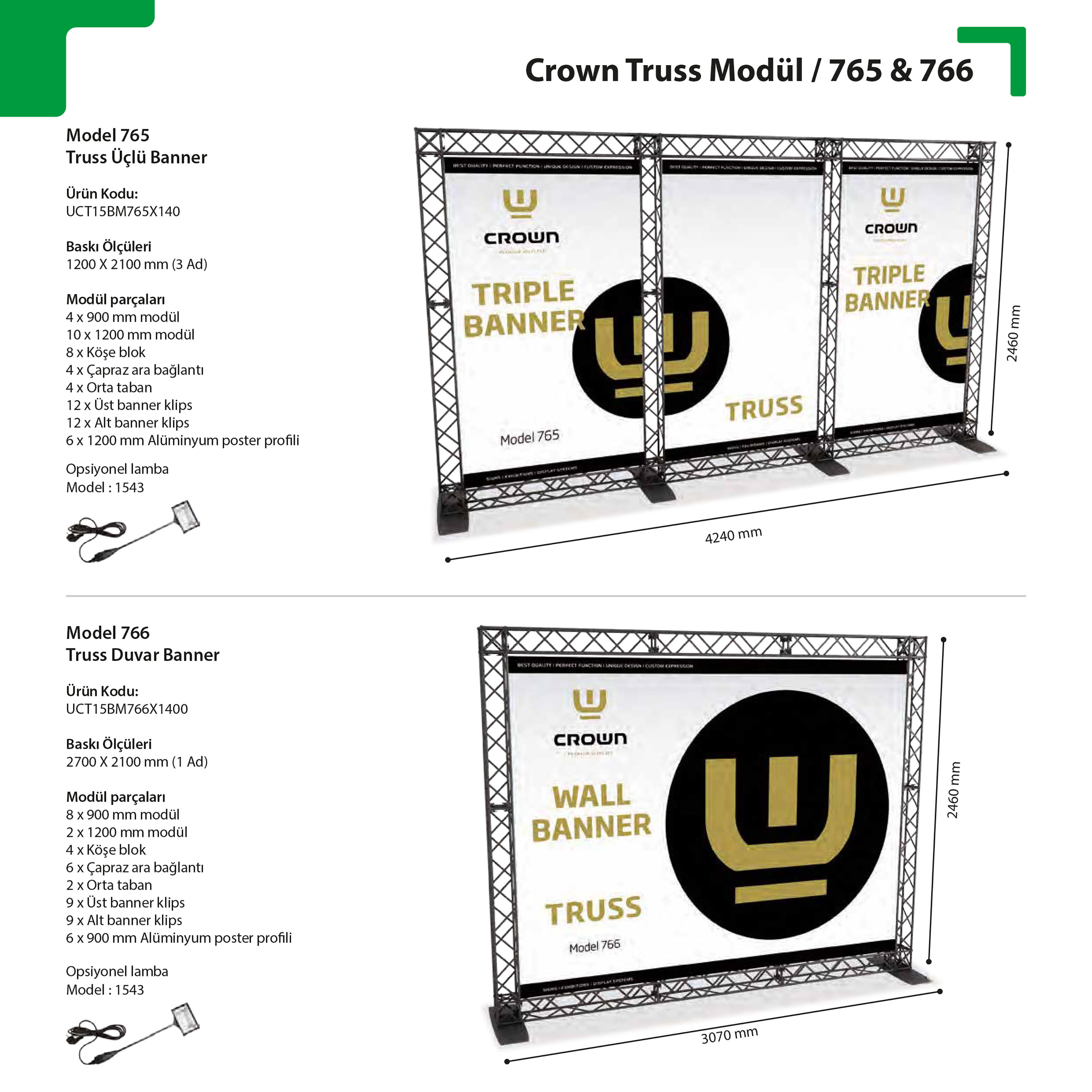Crown Truss Modül 765 766