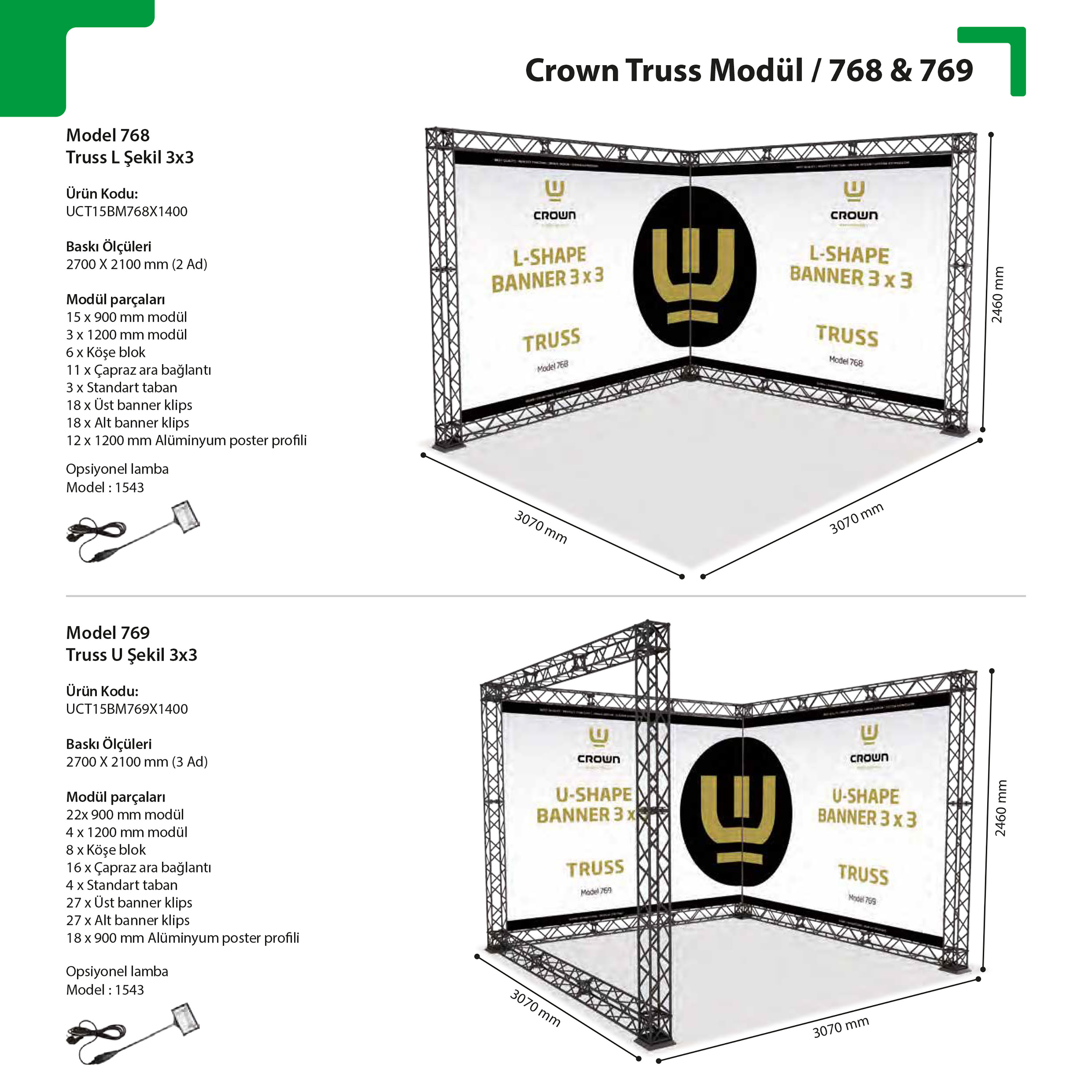 Crown Truss Modül 768 769