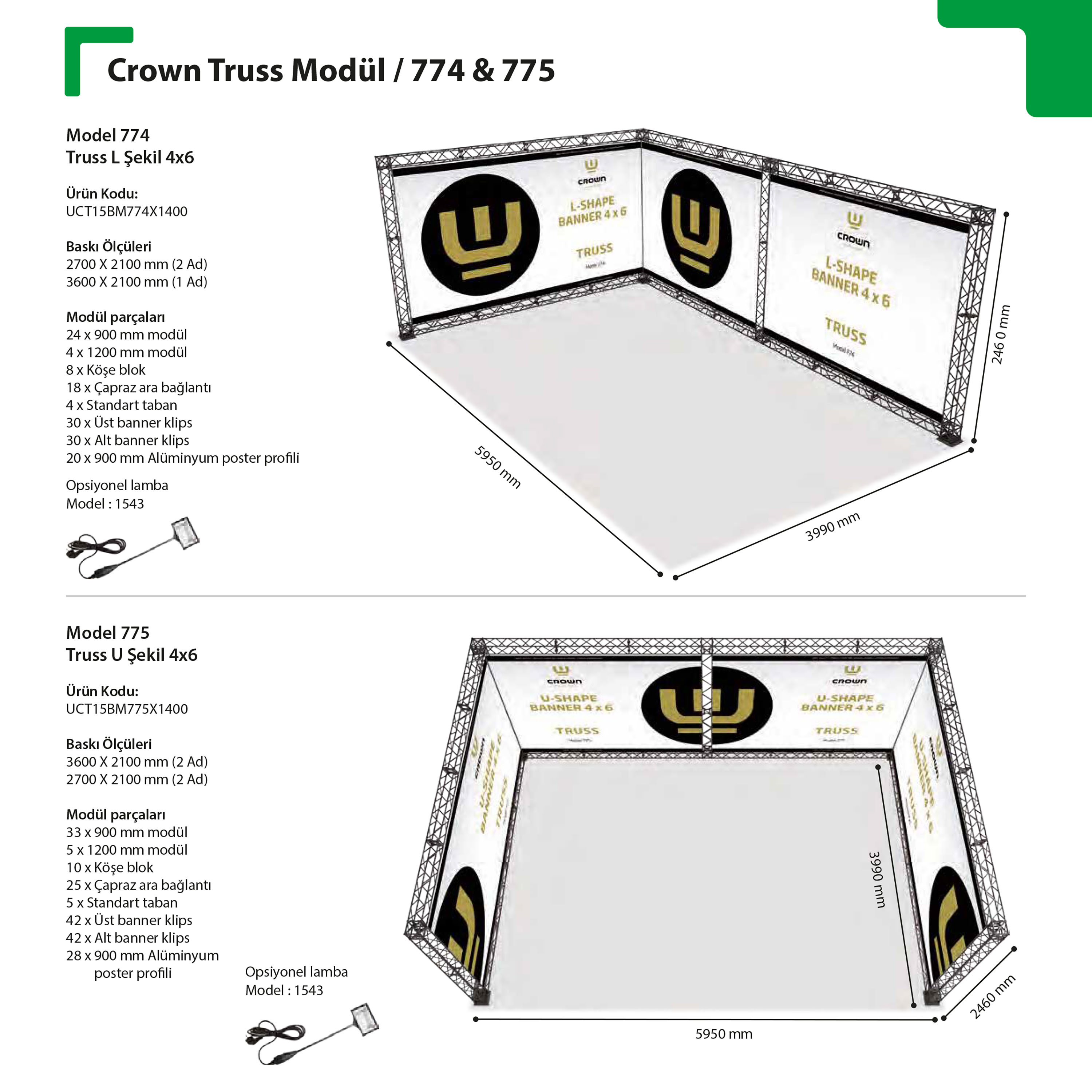 Crown Truss Modül 774 775
