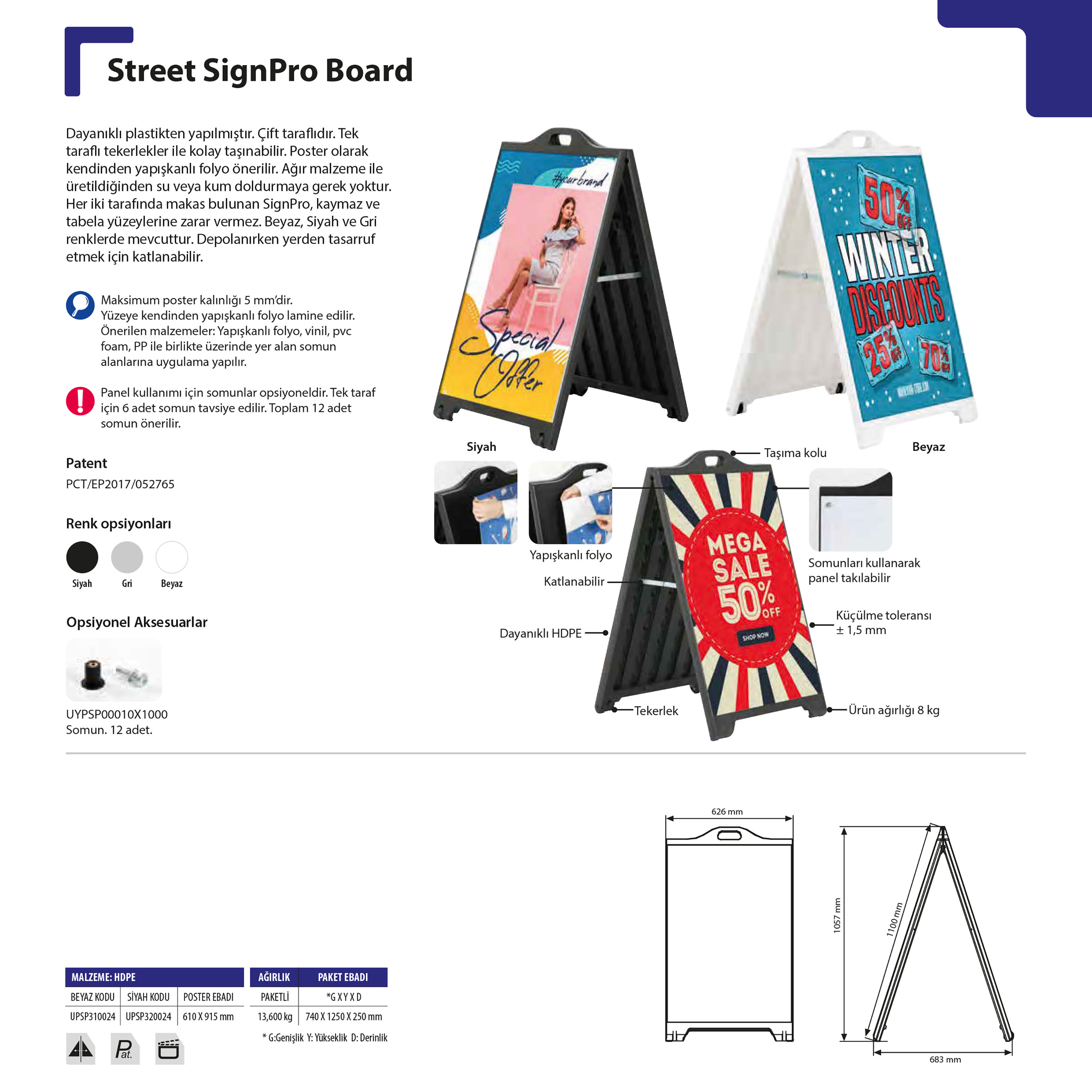 Street Signpro Board