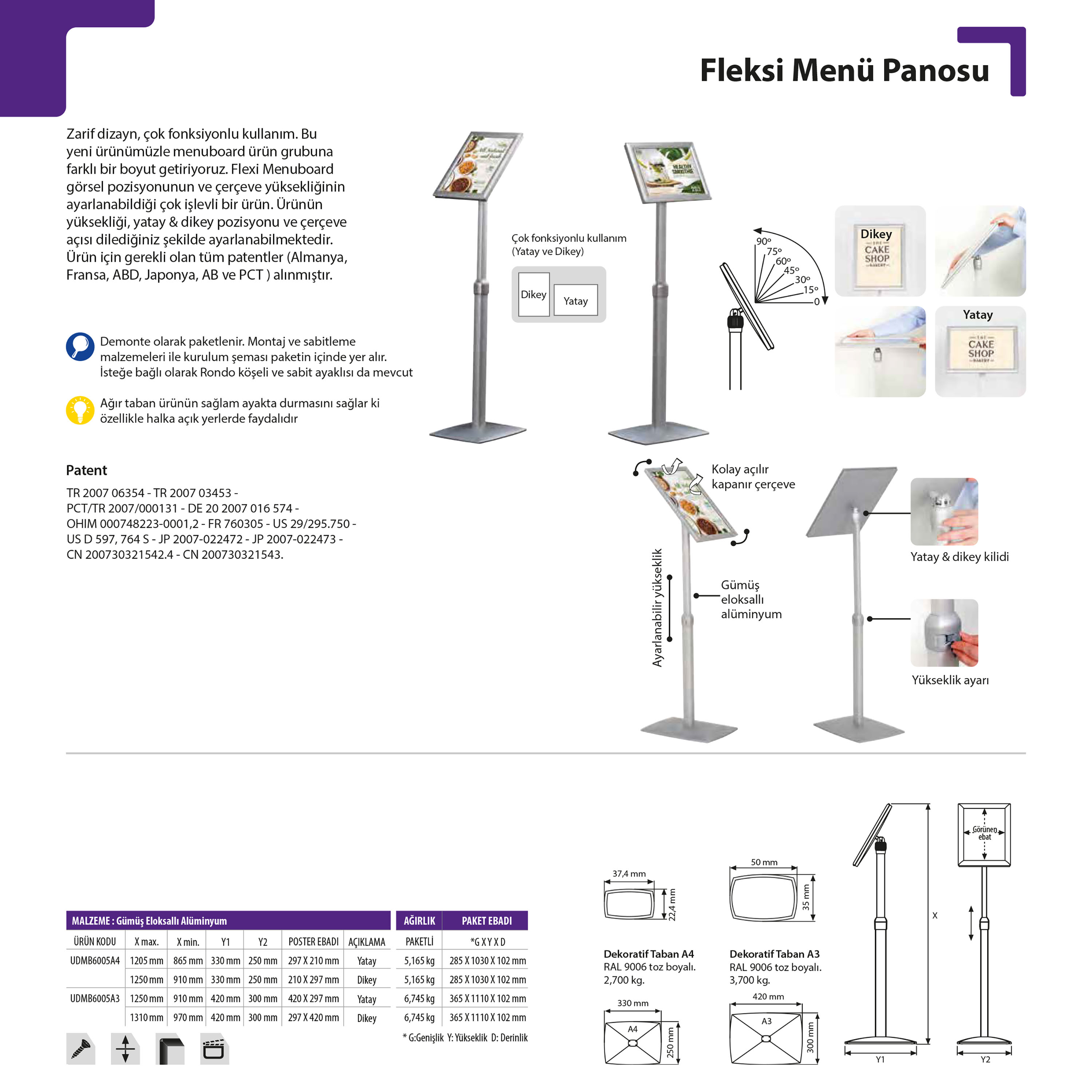 Fleksi Menü Panosu