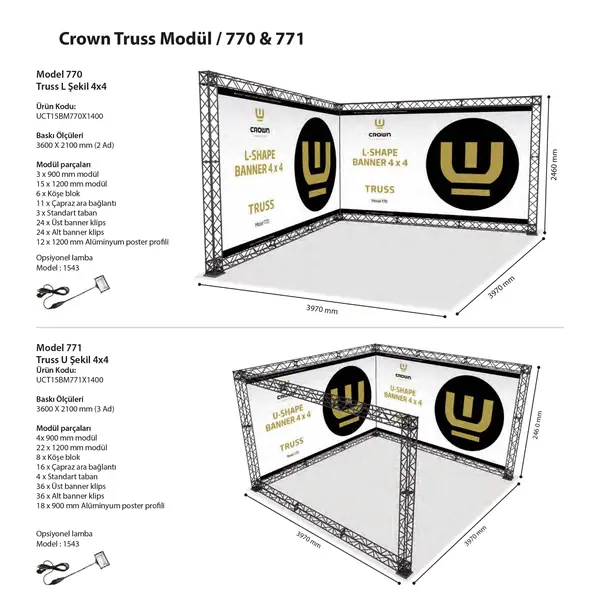 Crown Truss Modül 770 771
