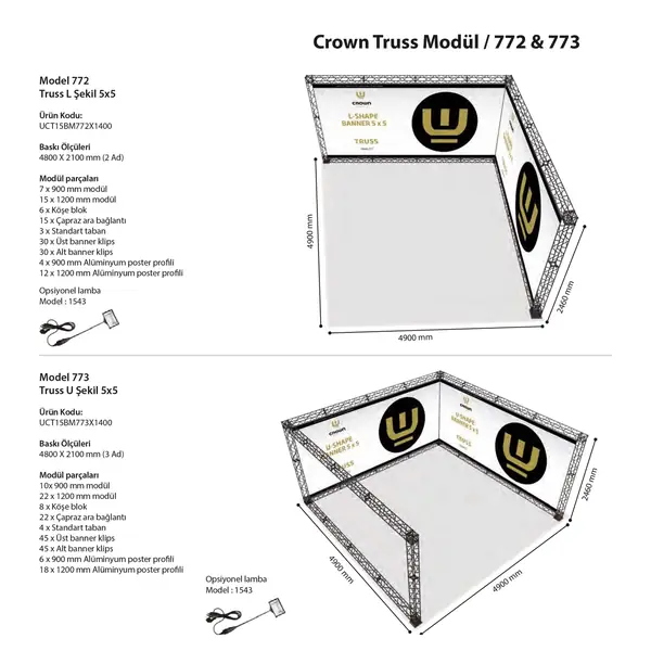 Crown Truss Modül 772 773